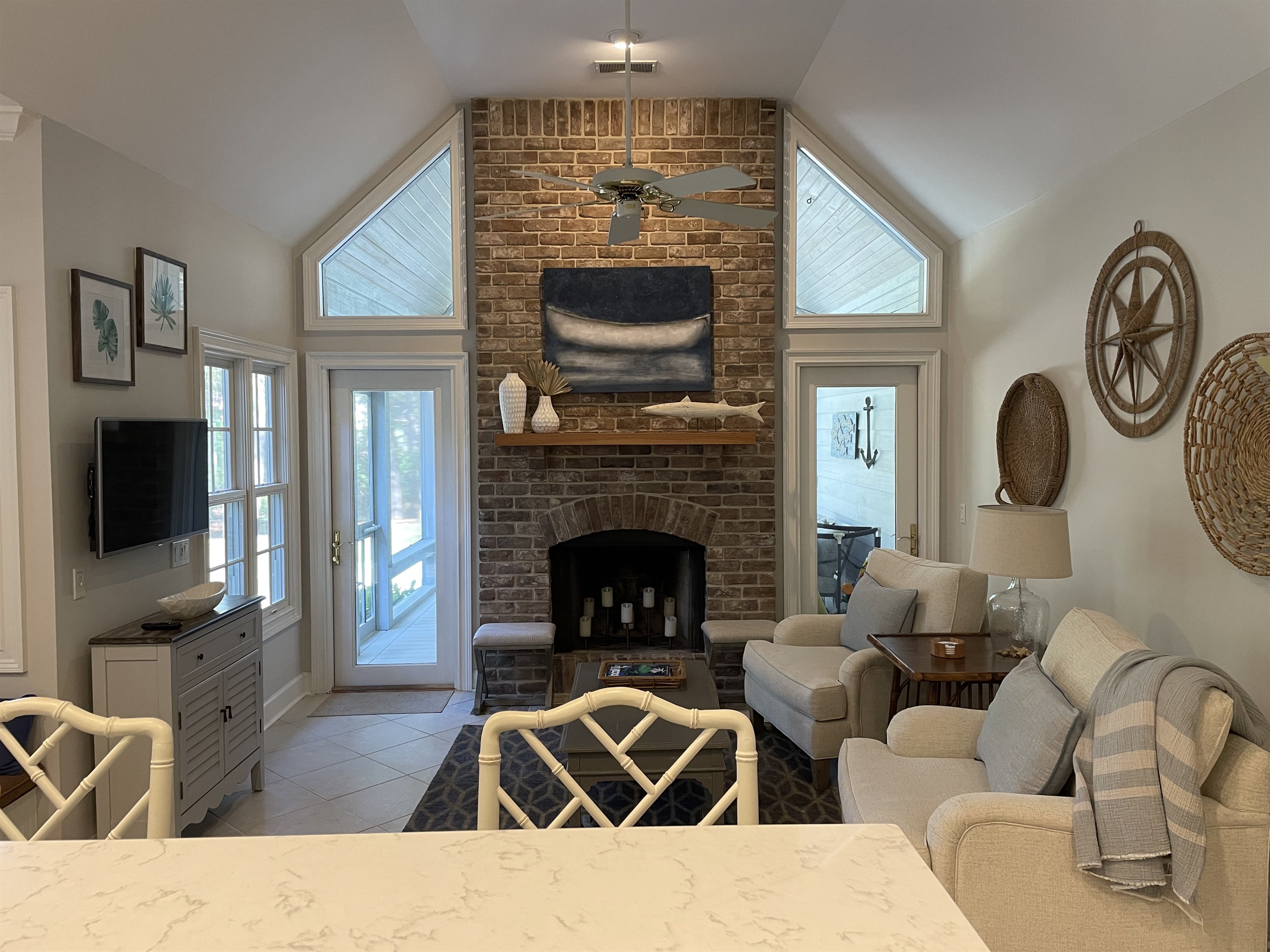 Great place for morning coffee or relaxing after a day at the beach