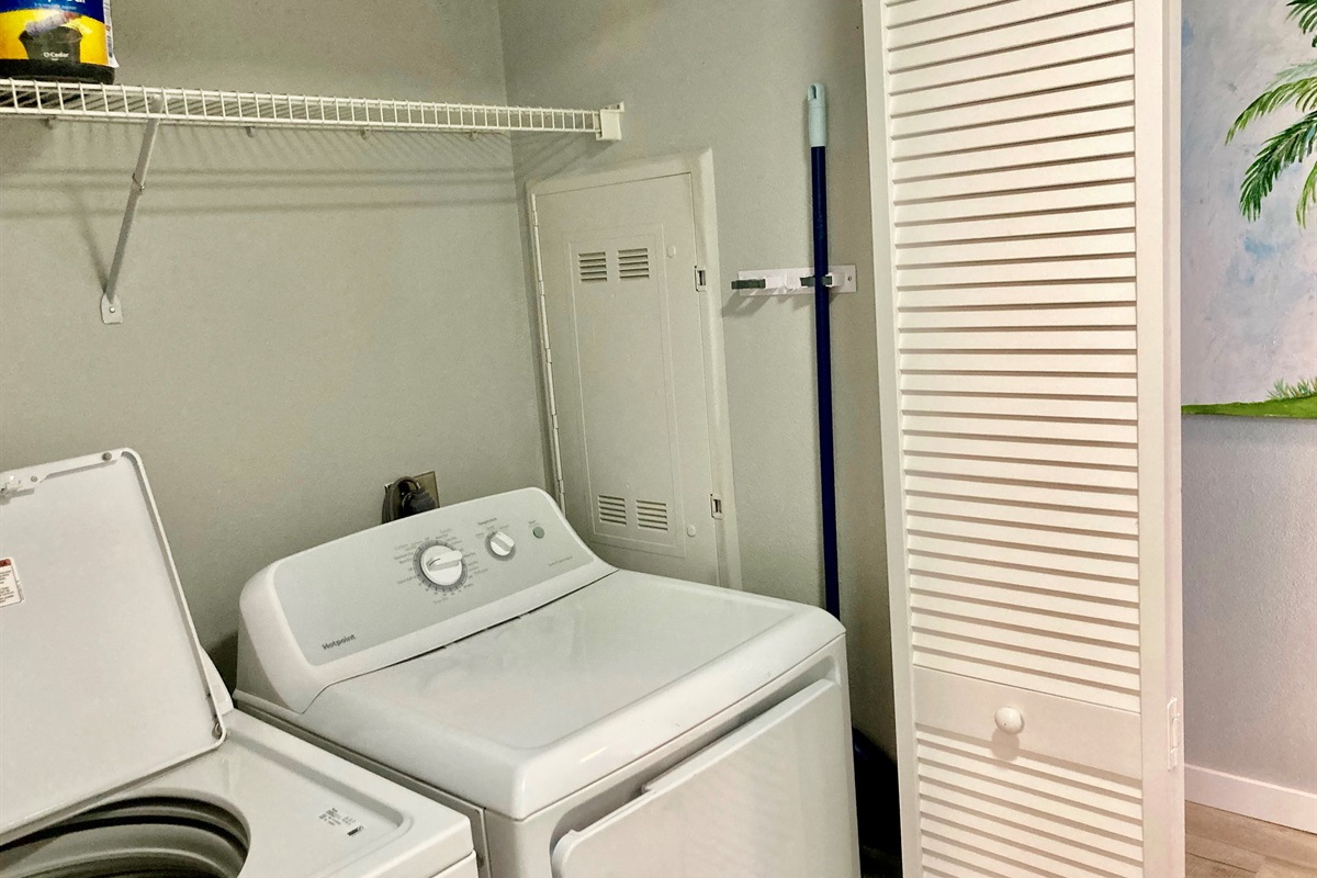 Full sized washer and dryer...