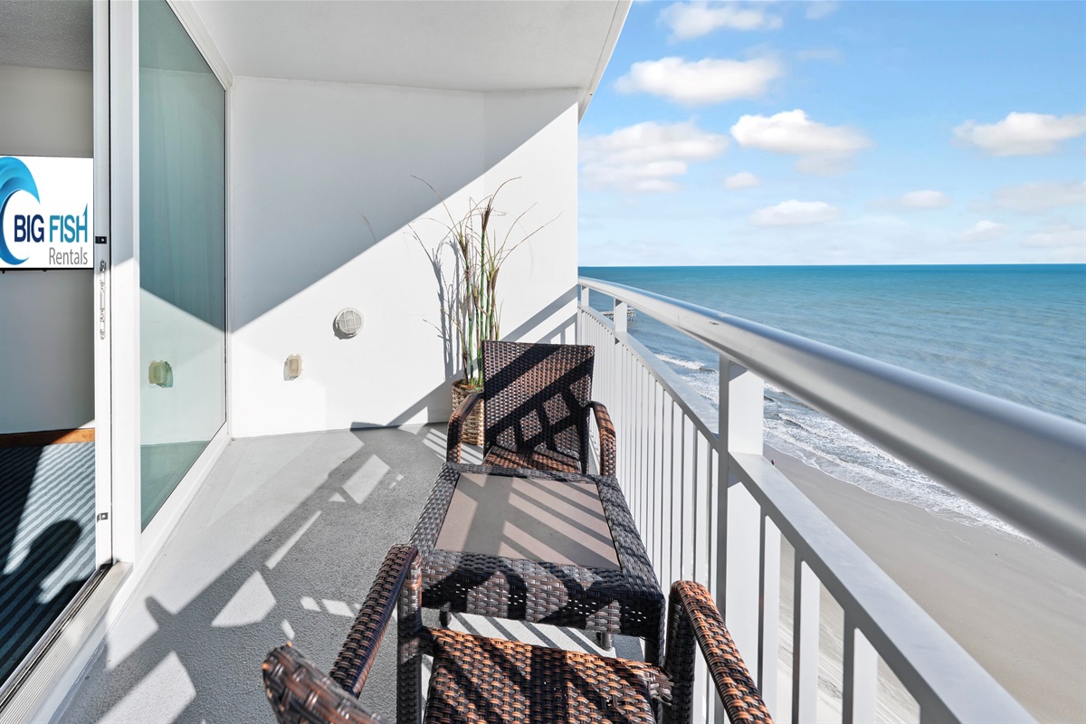 Amazing View from the Balcony!