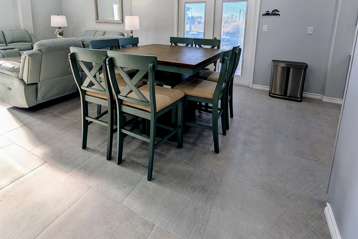 Open concept makes for great gatherings!