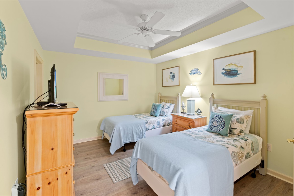 Twin Beds In 4th Bedroom