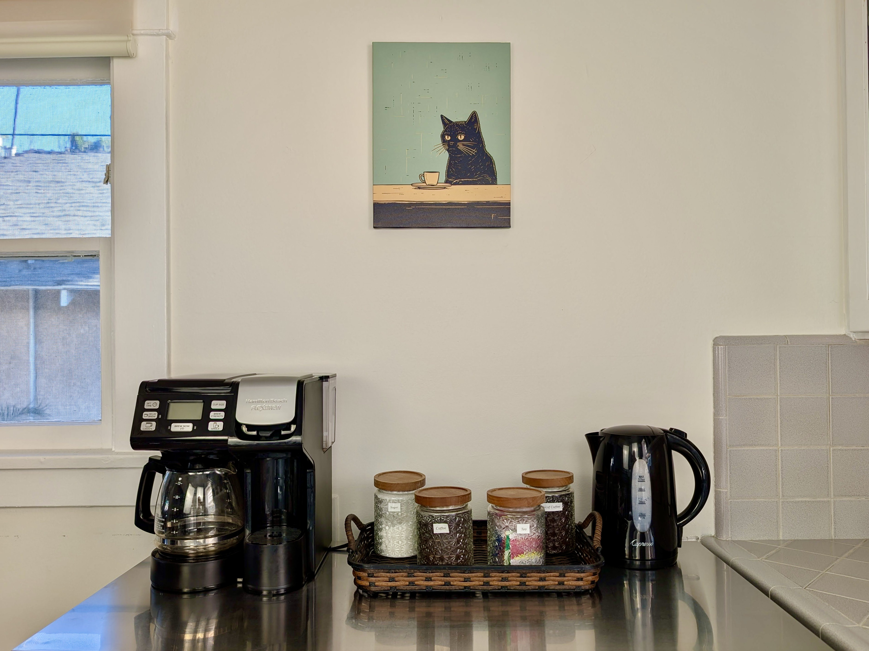 Coffee and Tea selection for a relaxed morning