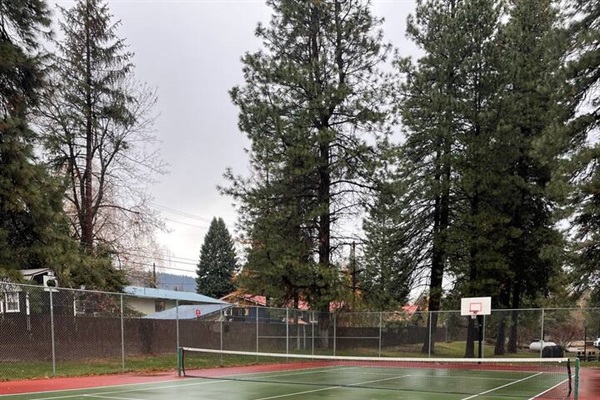 Tennis Court on the property.