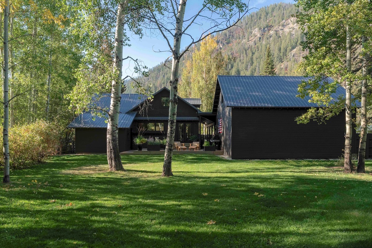 Summer Yard and Deck Exterior View