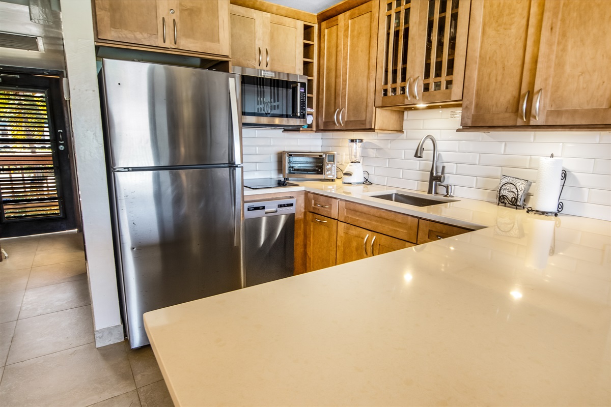 Fully equipped kitchen with everything you need for a comfortable and convenient stay.