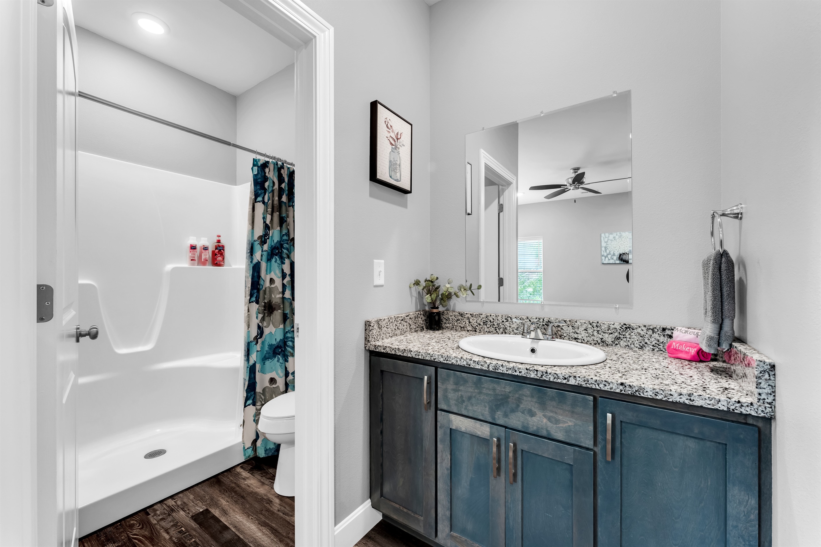 Bedroom #4 vanity & shower only