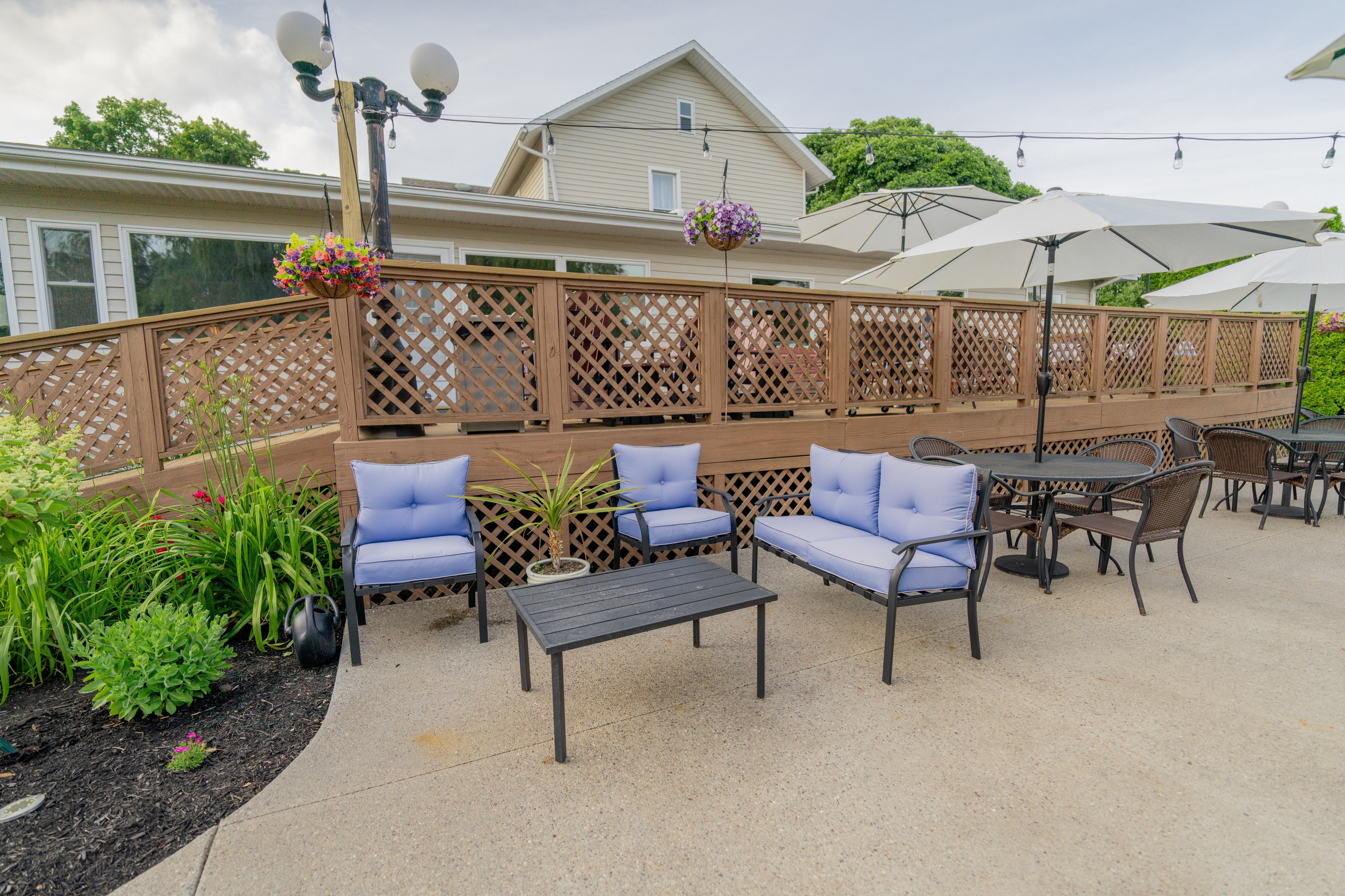 Historic Inn Event Patio in Marblehead Ohio