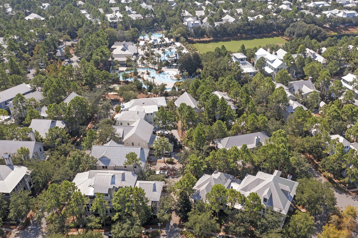 Aerial View of Neighborhood