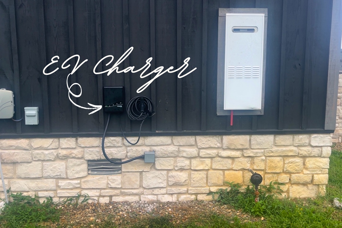 Convenient on-site EV charger for electric vehicles. Charge up while you unwind.