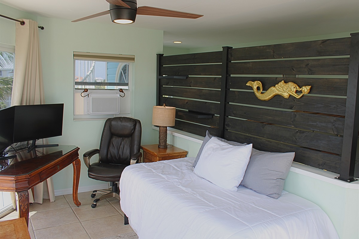 The loft is flexible space