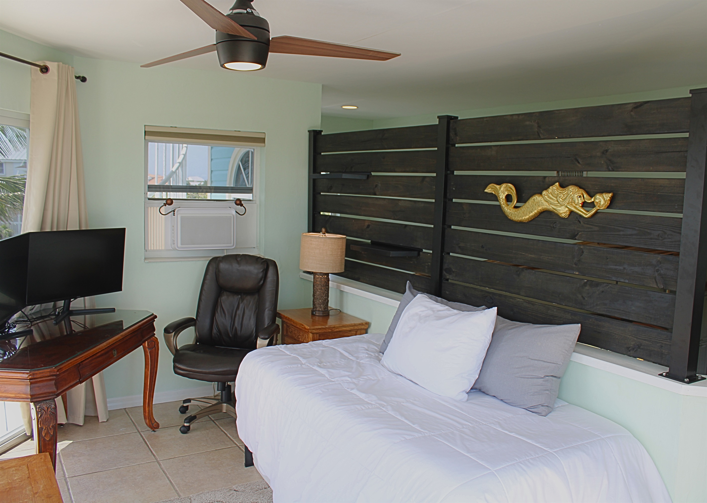 The loft is flexible space