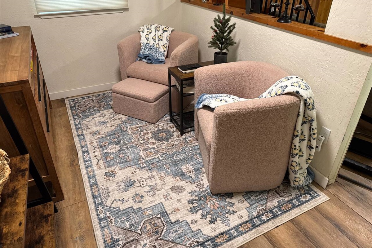 Enjoy your morning coffee or tea and curl up with a good book. 