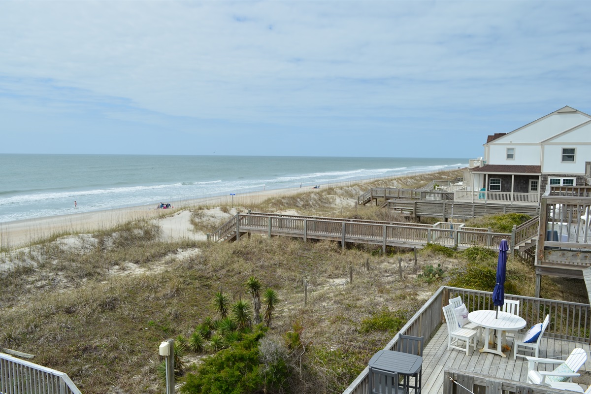 View from upstairs deck