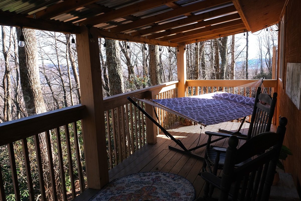 Hammock on Porch