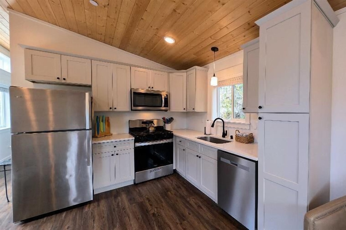 gas range - stainless appliances