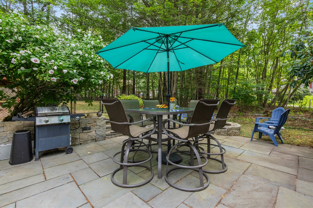 Patio with more outdoor seating
