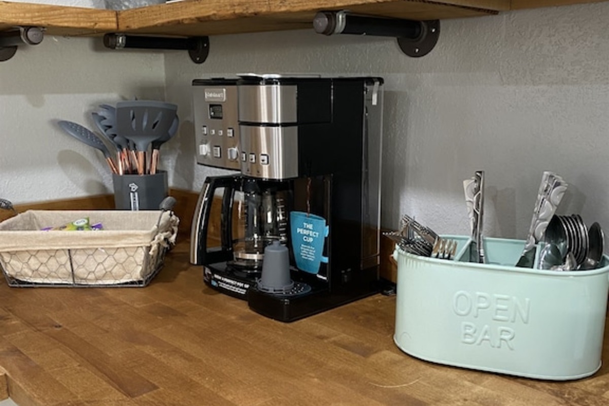 Coffee Make and silver ware