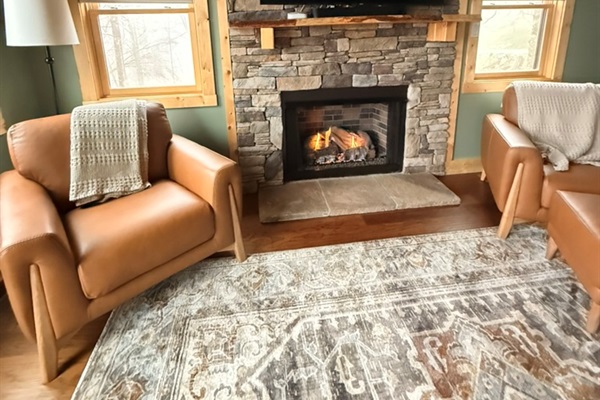 Gas Fireplace in Great Room