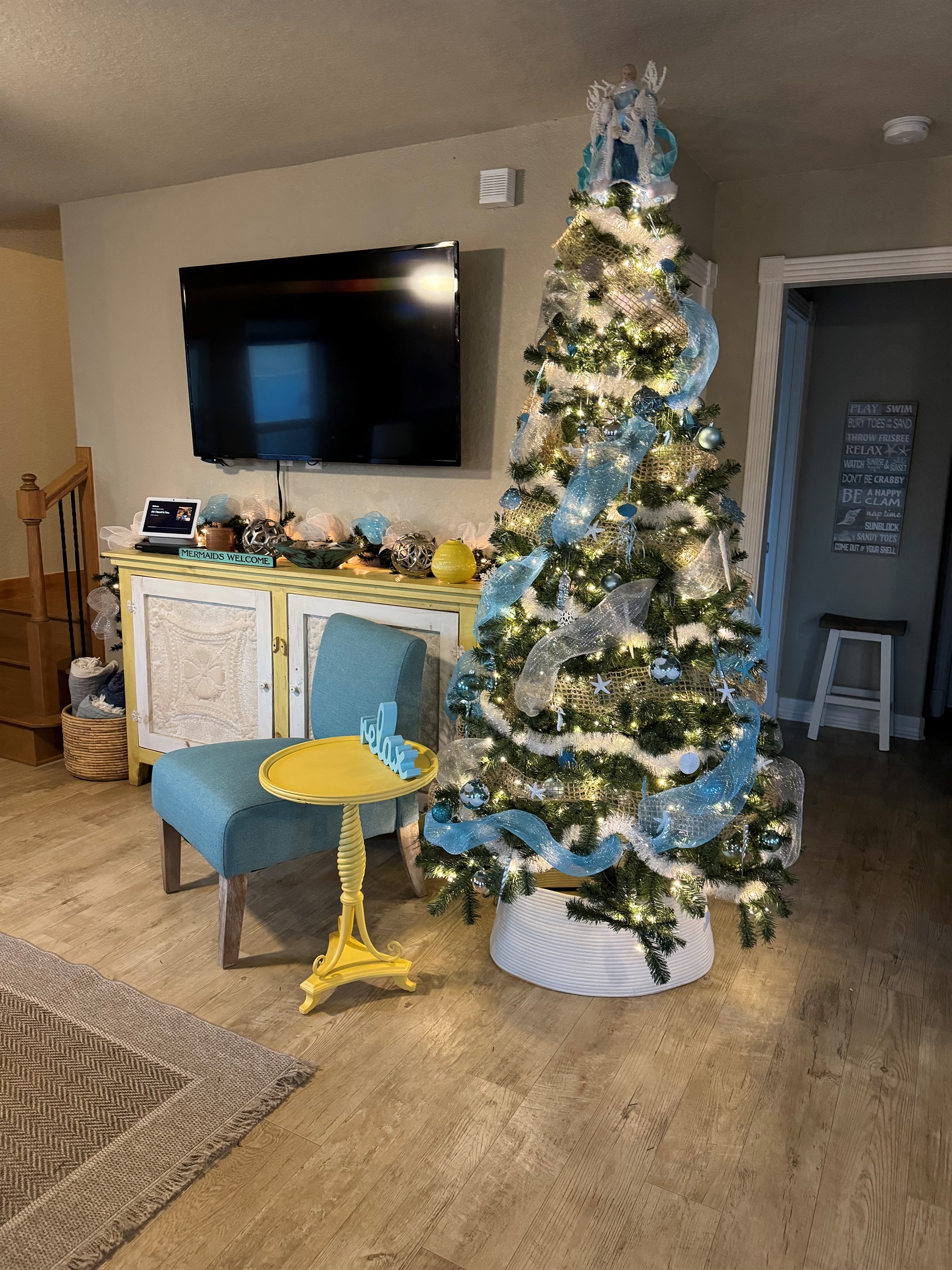 Decorated for Christmas