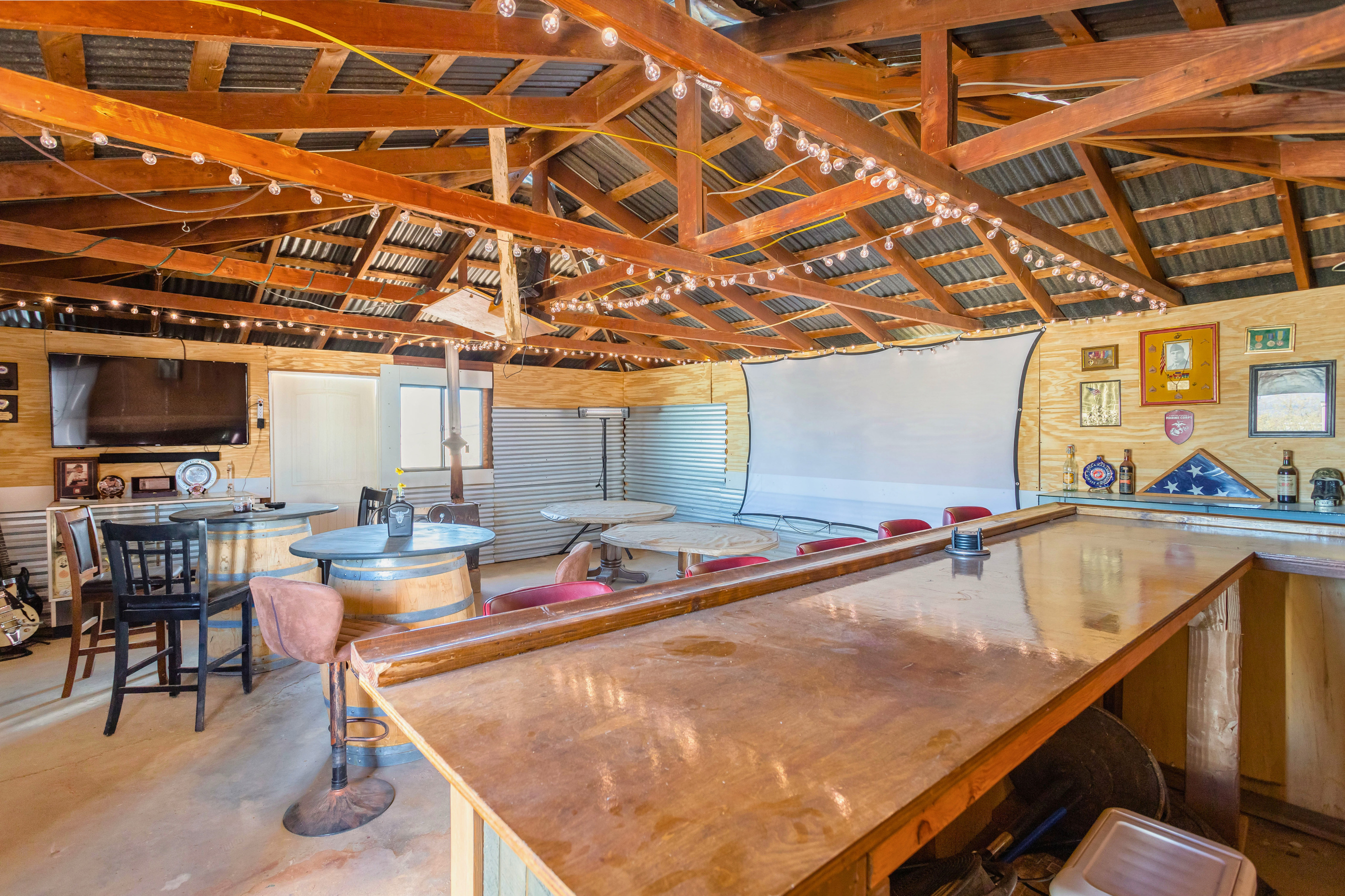 Step inside the shared saloon and soak up the Old West atmosphere