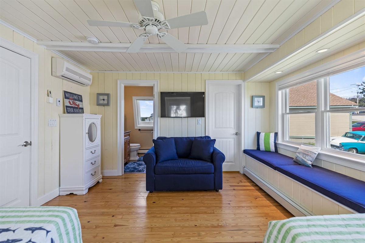 With full bath and walk-in closet space