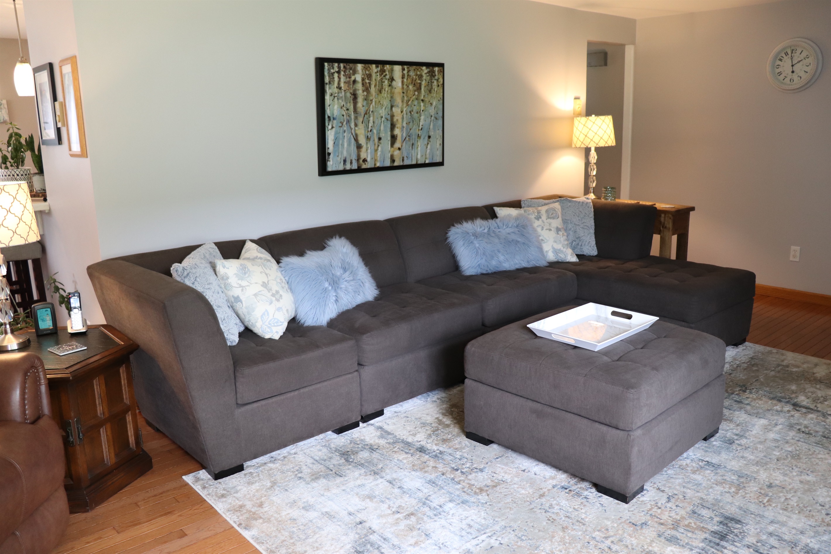 Renovated living room