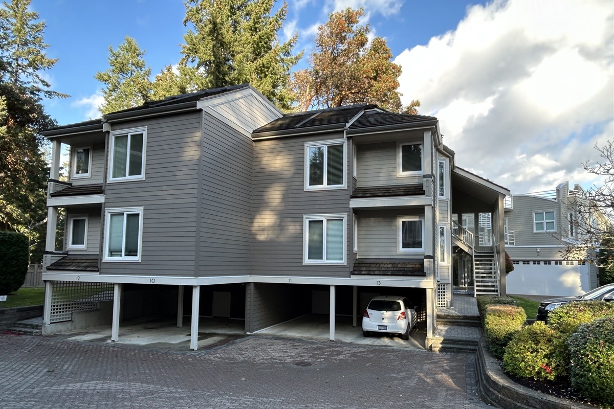 Access to condo on far right side (stairs)