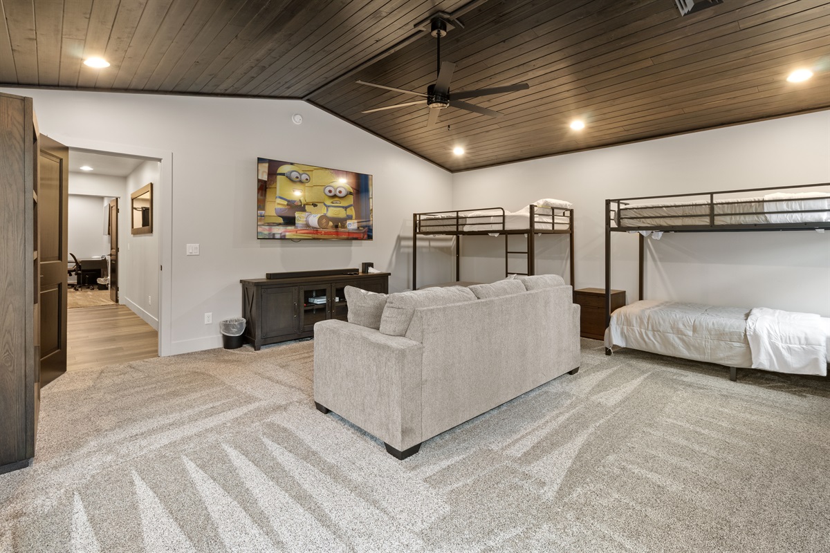 Kids will enjoy the extra space to stretch out and play..