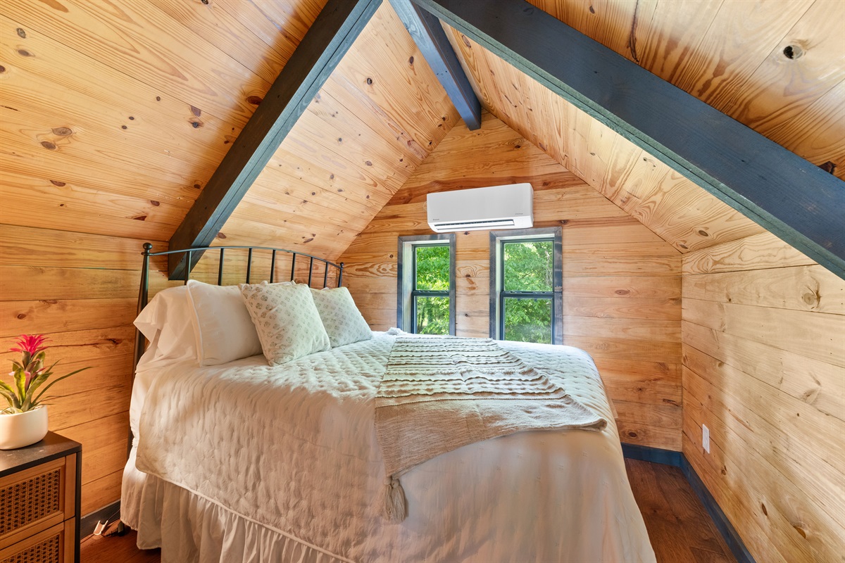 Queen Bed in Loft