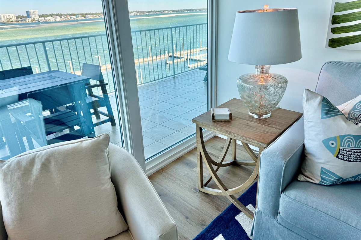 We have the BEST view from our living room!