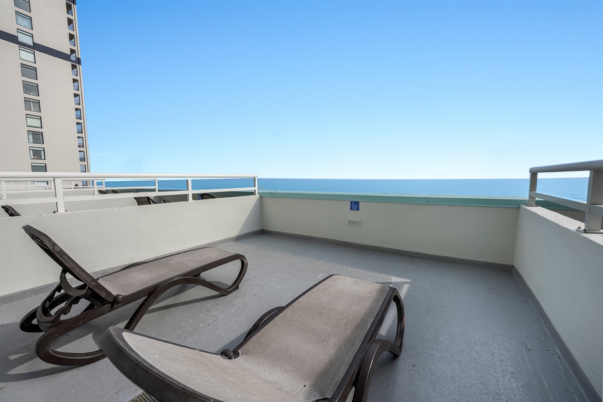 Amazing View from the Balcony!