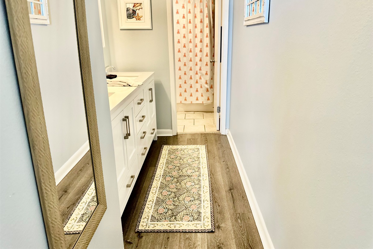 A gorgeous master bath!