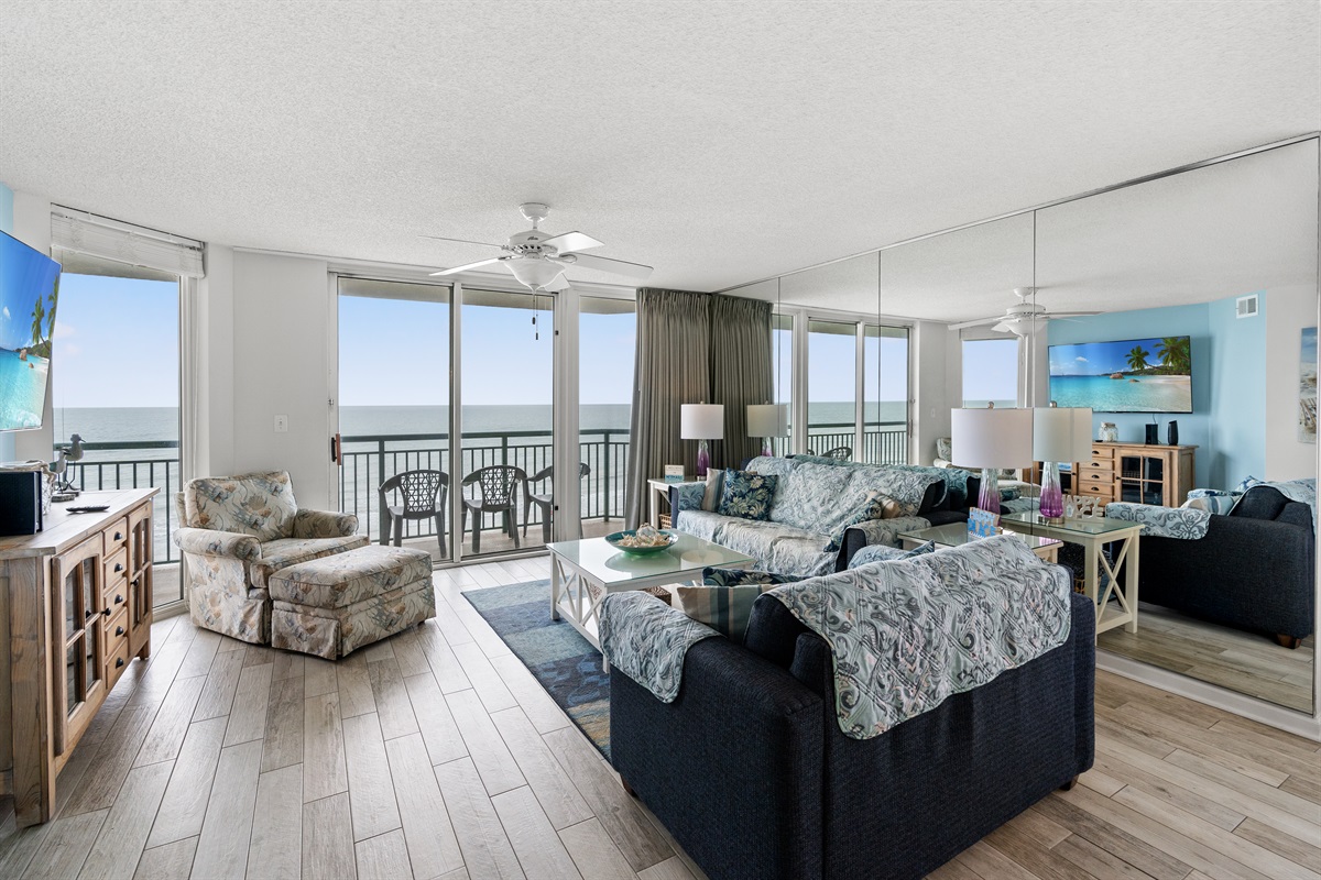 Open Oceanfront Living Room