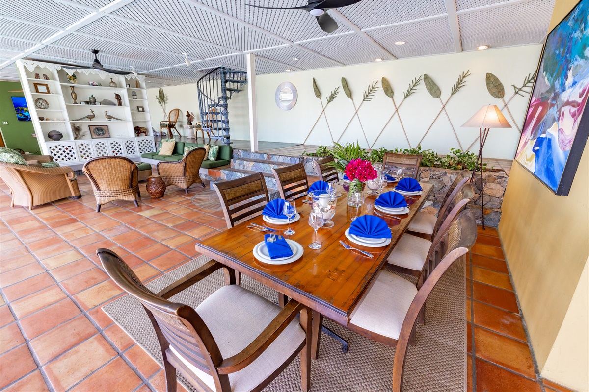 The open floor great room gives everyone a space to relax.