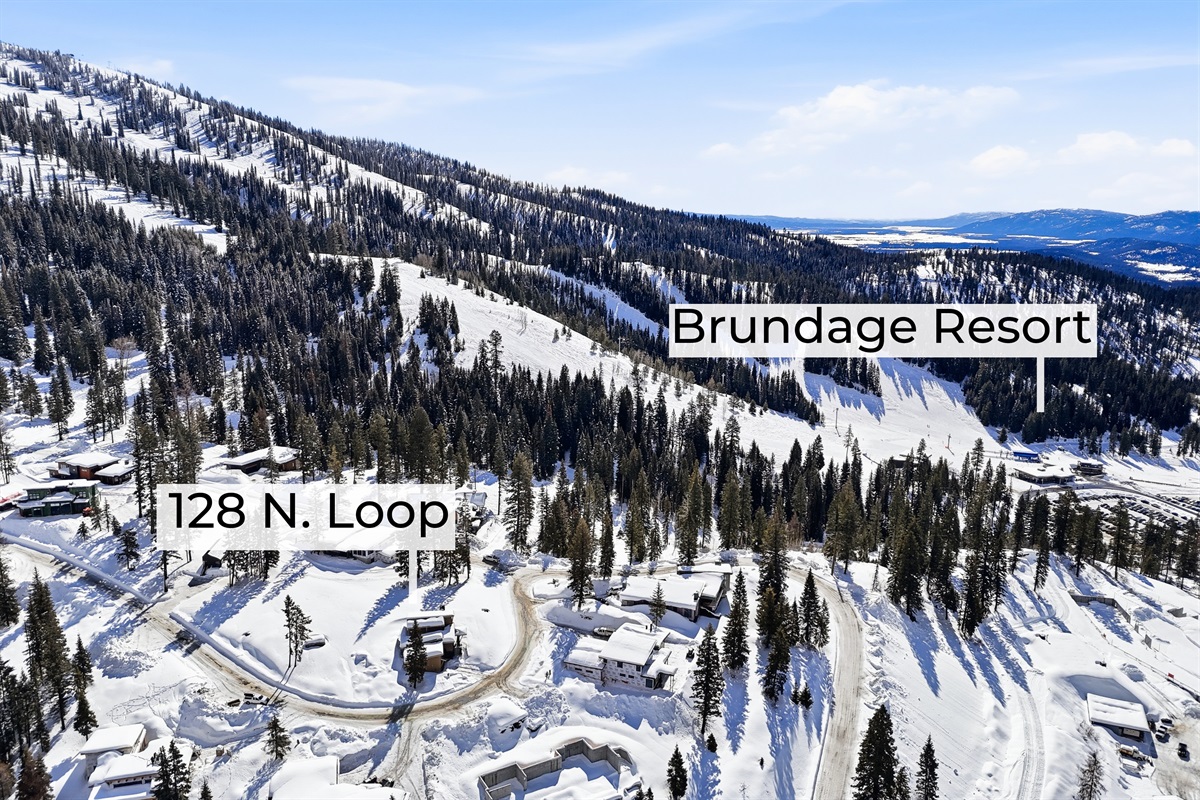 Steps from Brundage Resort!