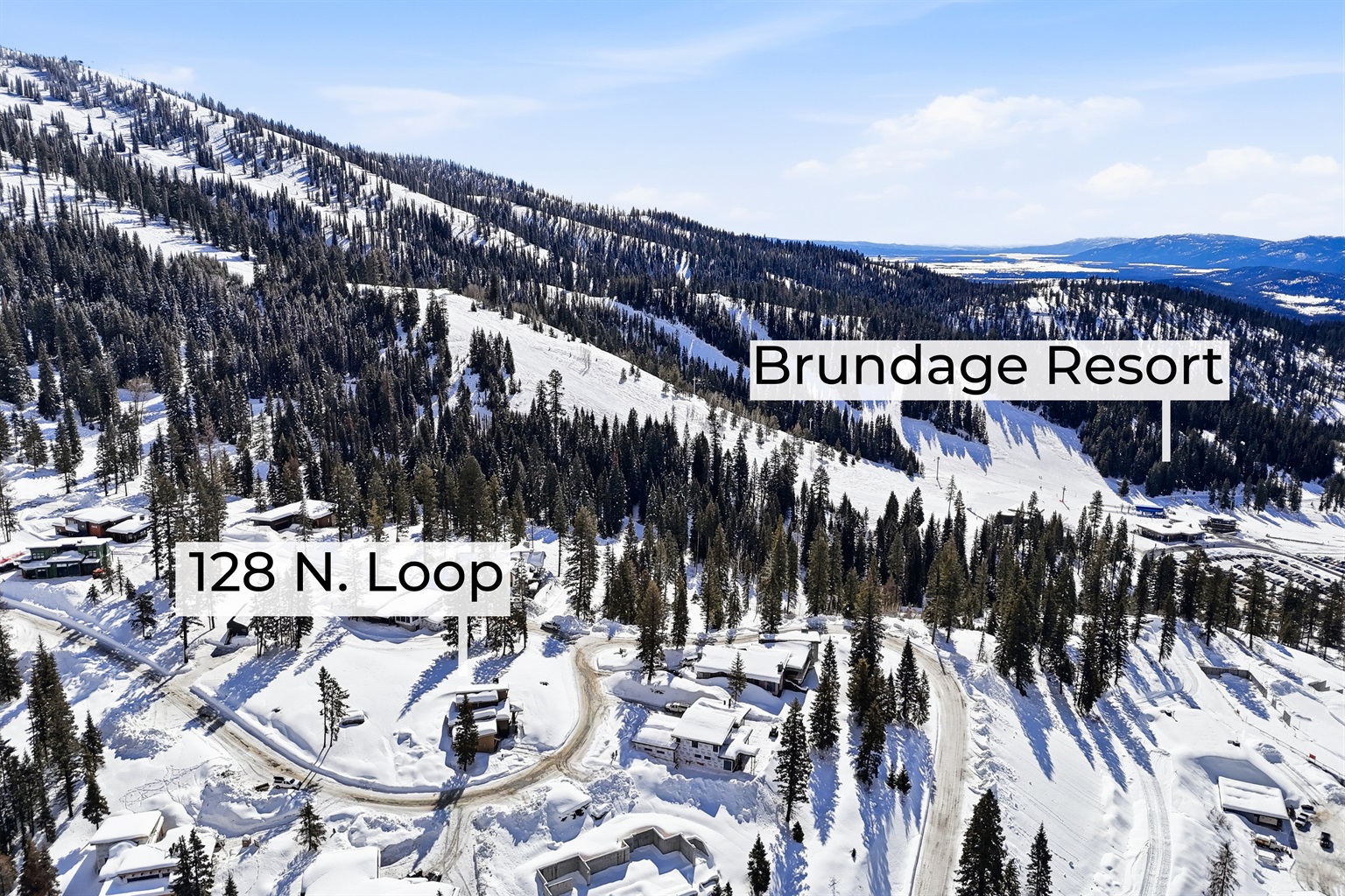 Steps from Brundage Resort!