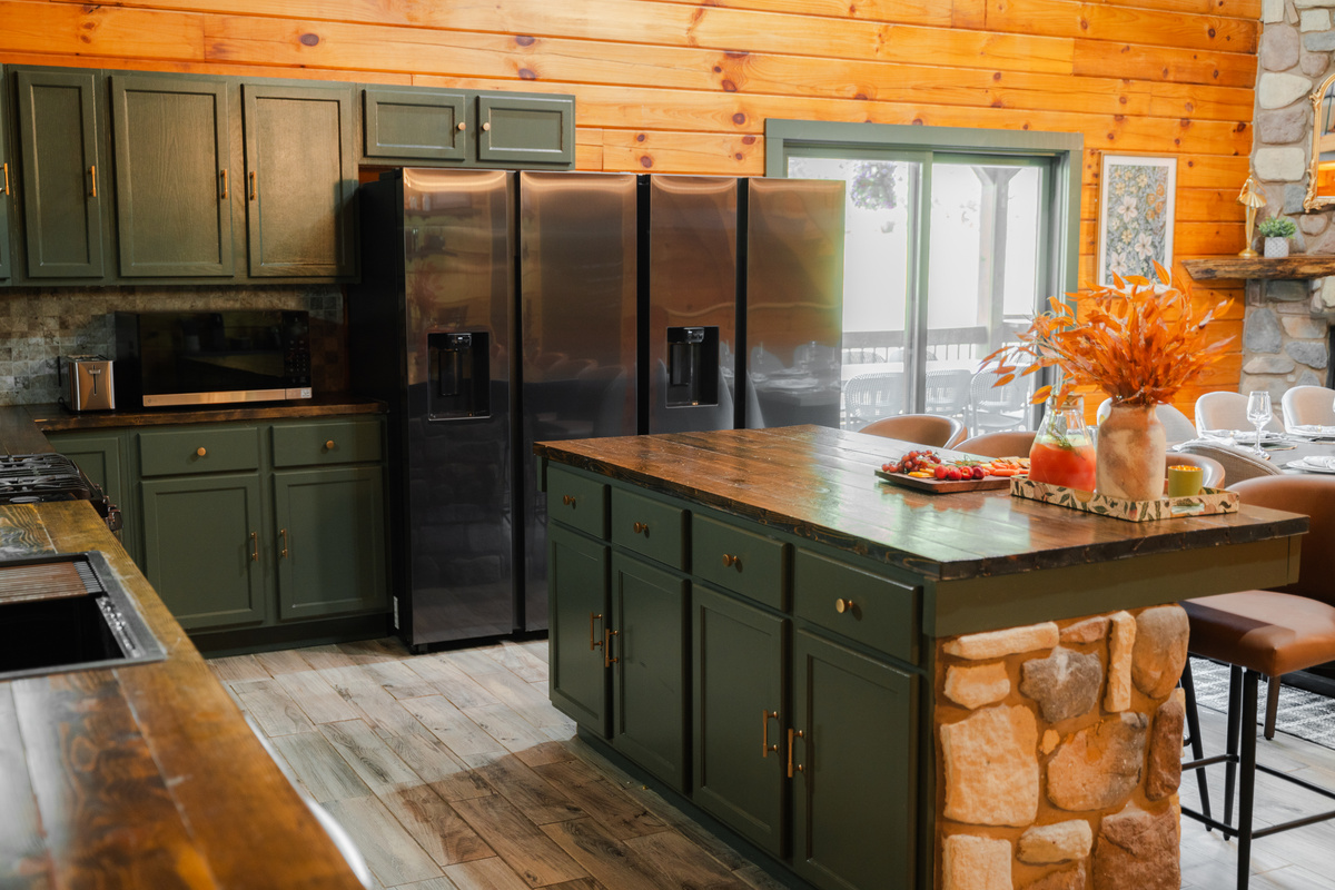 Spacious kitchen designed to make cooking for family and friends easy.