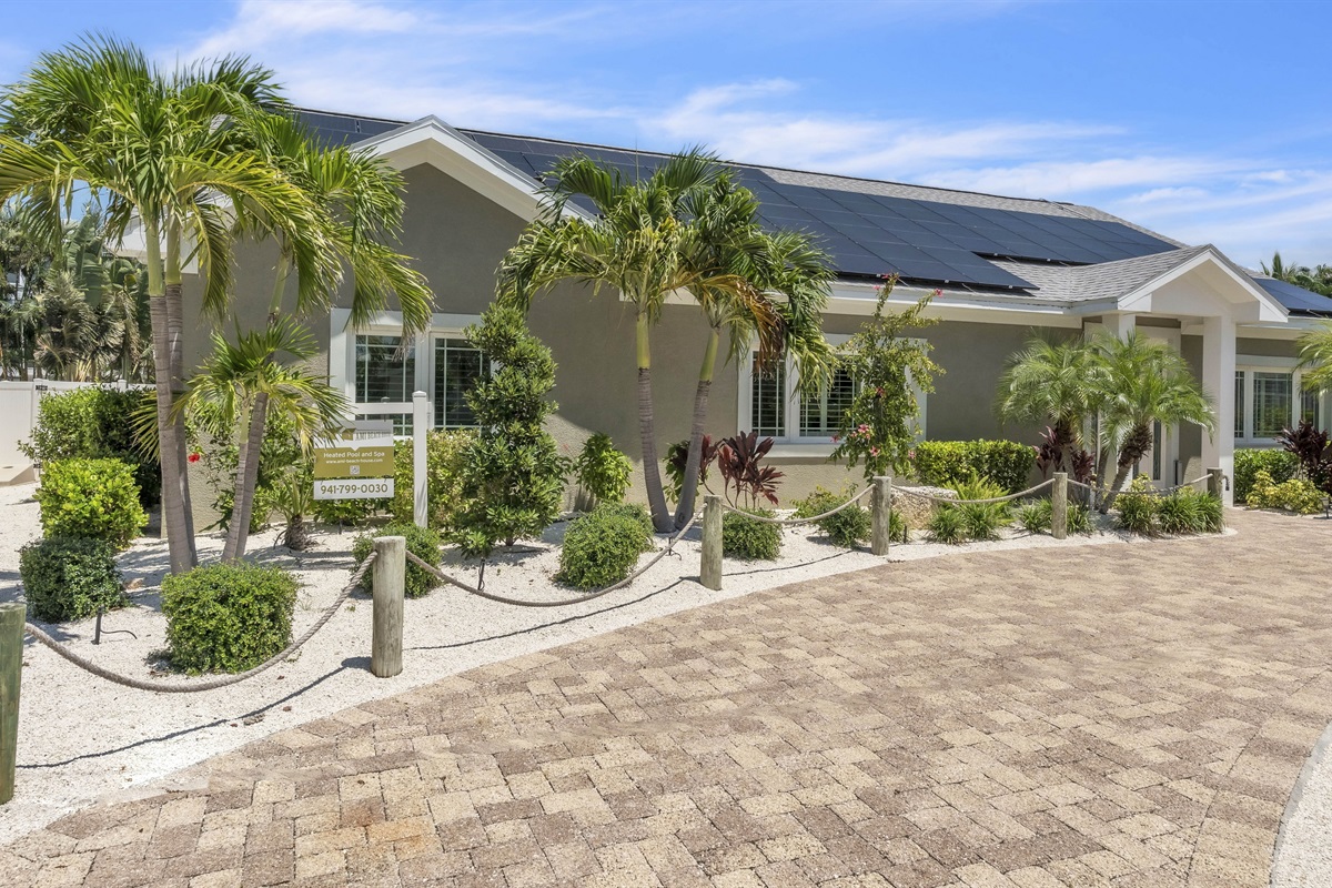 Exterior view of the AMI Beach House – Holmes Beach, Anna Maria Island
