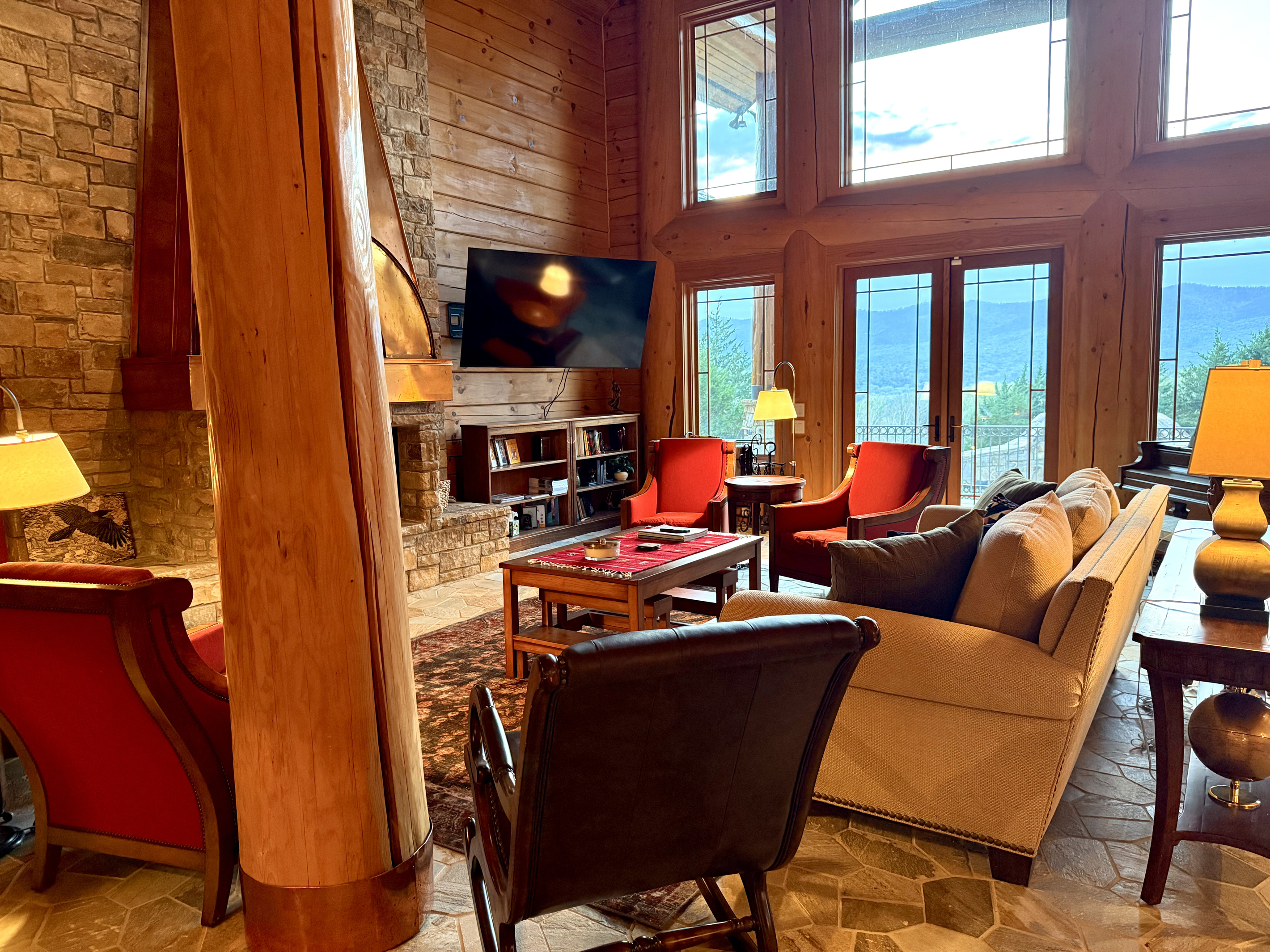 Relax and unwind in the cozy open-concept living room