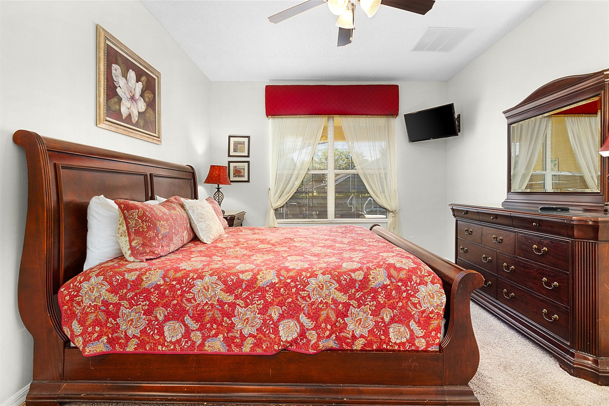 The king master suite!