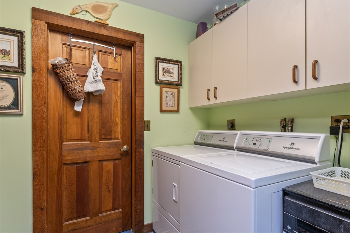 In-unit washer and dryer for ultimate convenience during your stay.