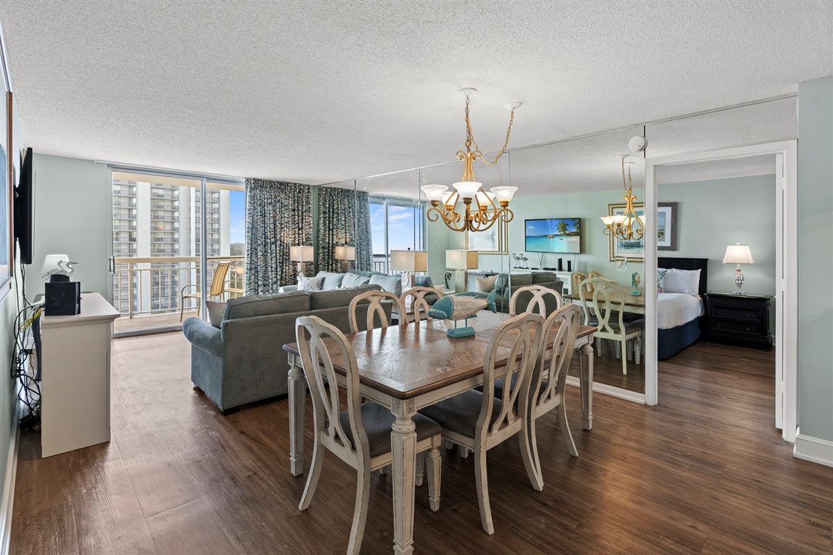 Dining and Living Room area