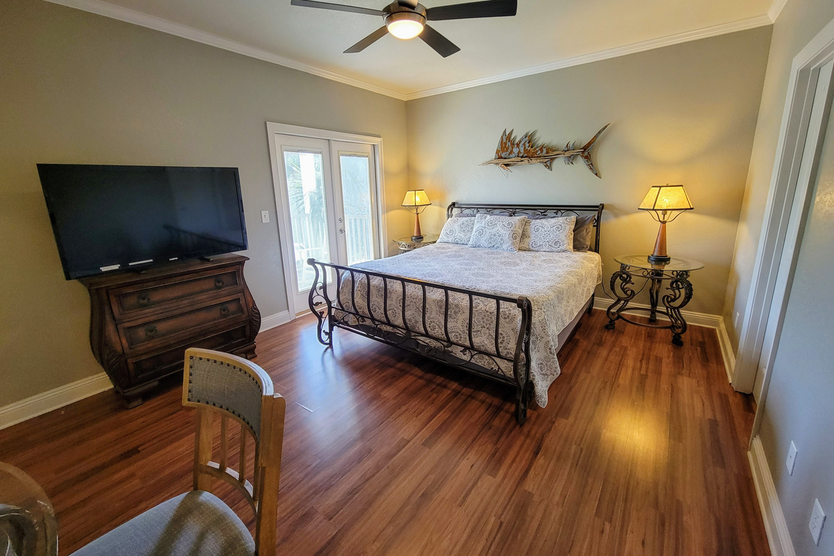 Bedroom #2, 2nd Flr King Mstr Suite - with attached bathroom, & private balcony