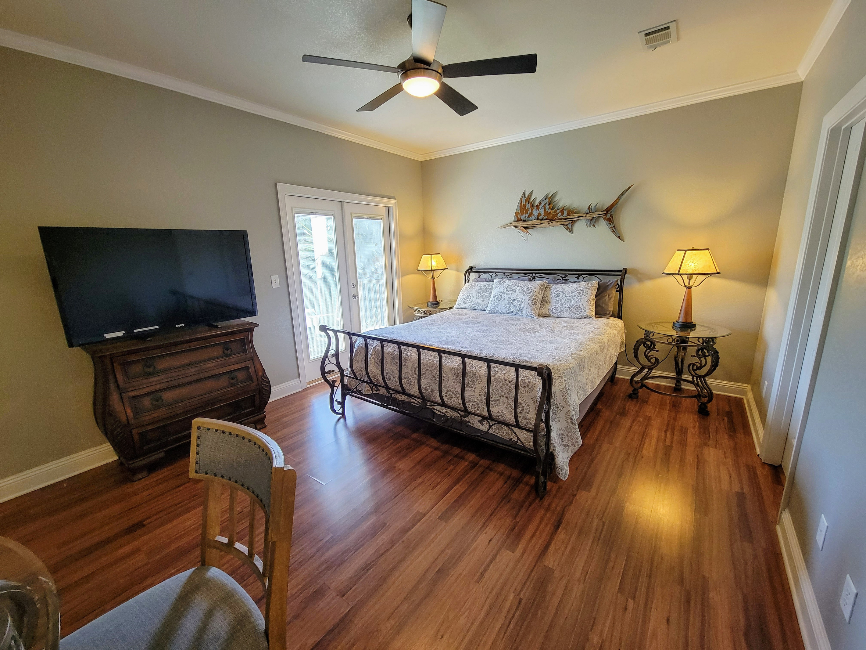Bedroom #2, 2nd Flr King Mstr Suite - with attached bathroom, & private balcony