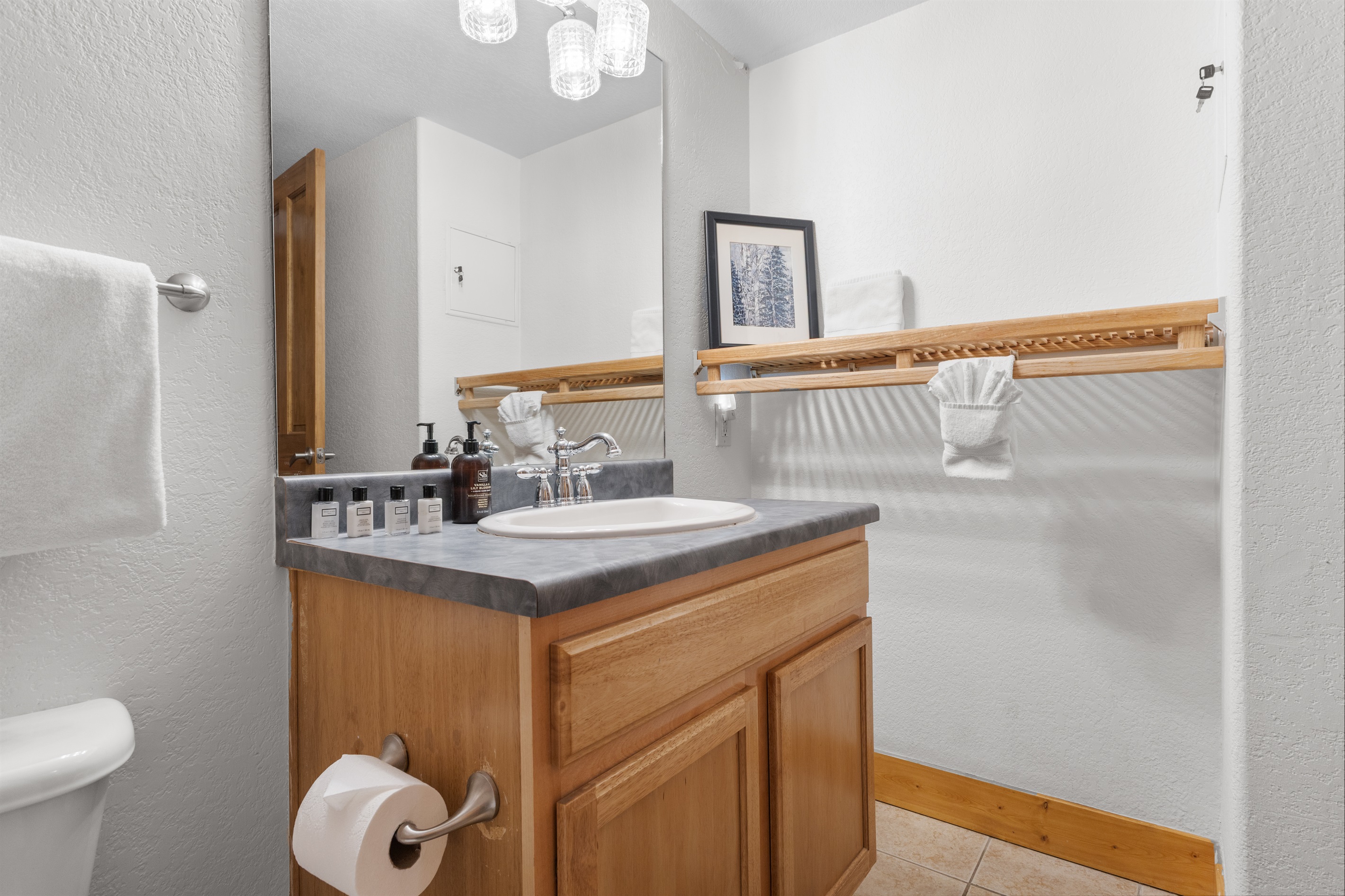 Shared Bathroom for Bedroom 2 & 3 | Tub and Shower Combo