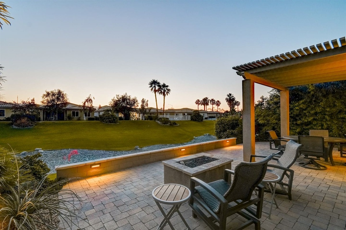 Back Patio - Sunset