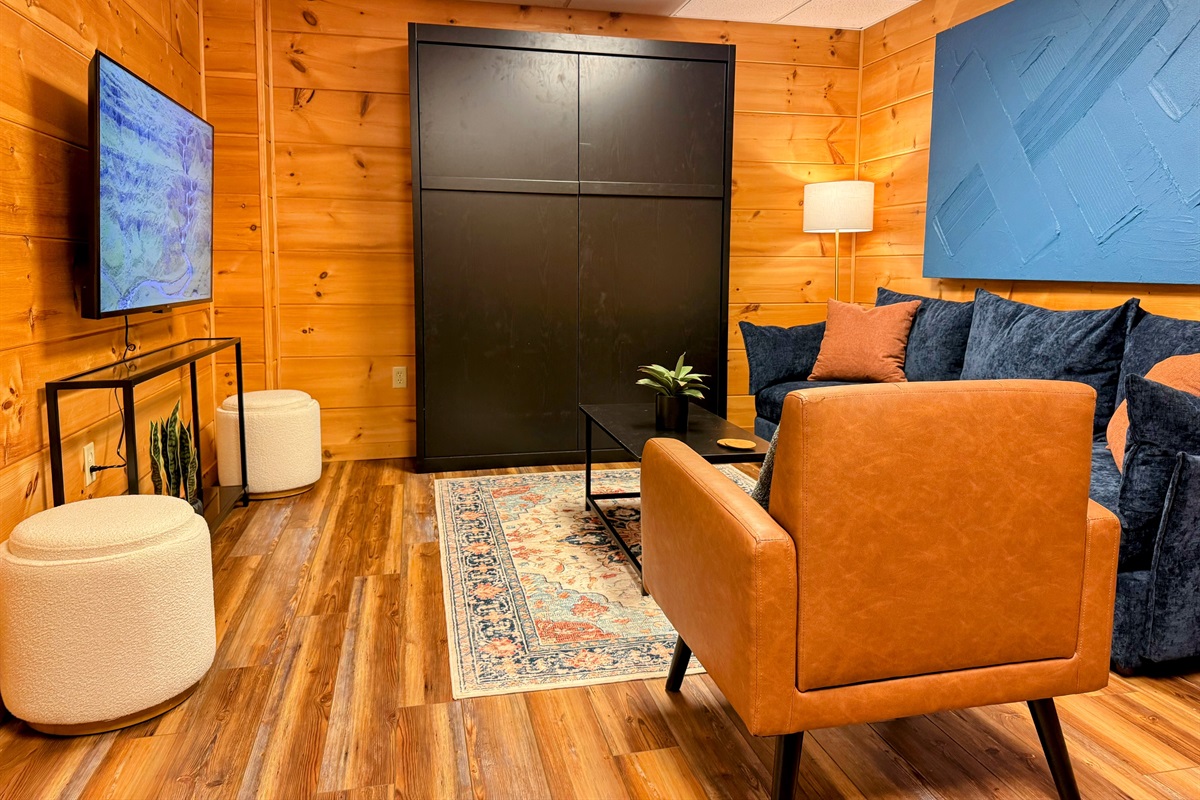 Relax, watch a movie, or socialize in this versatile, beautifully appointed living area.