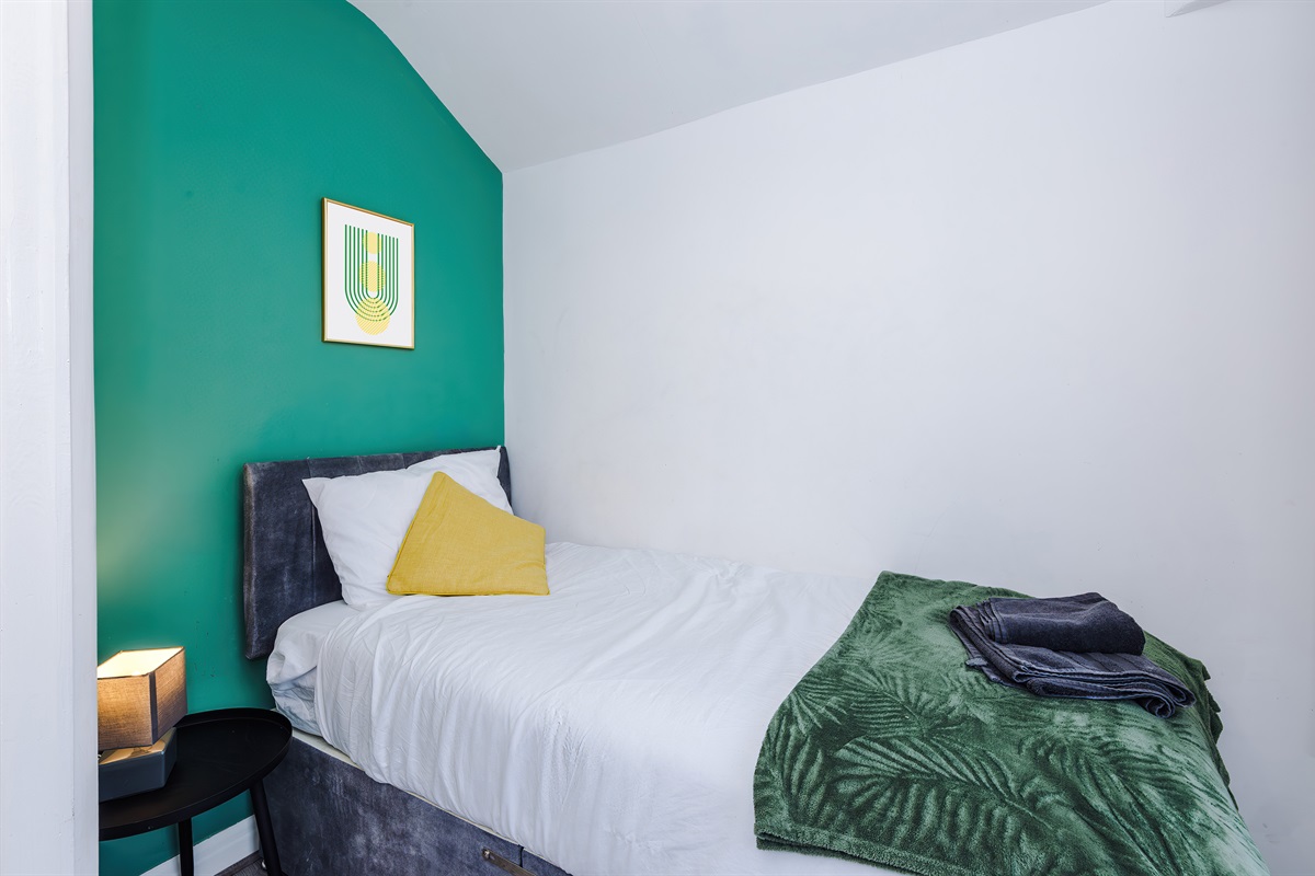 Bedroom 3 benefits from a hotel comfort single bed