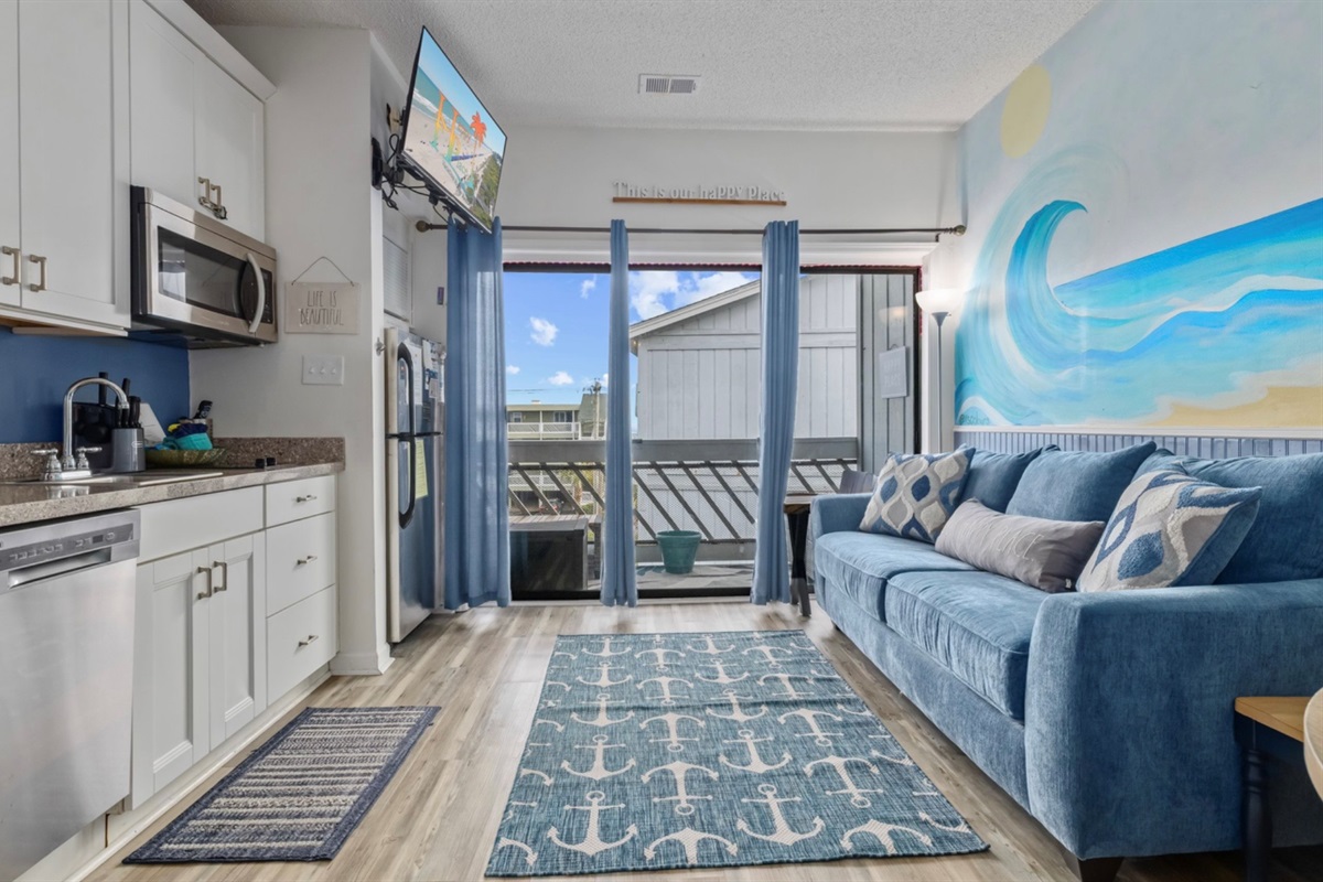 Arrive. Exhale. Unpack later. Step straight onto the balcony. Hear the ocean, feel the breeze, and let vacation mode take over. No waiting, no stress — just instant coastal relaxation.