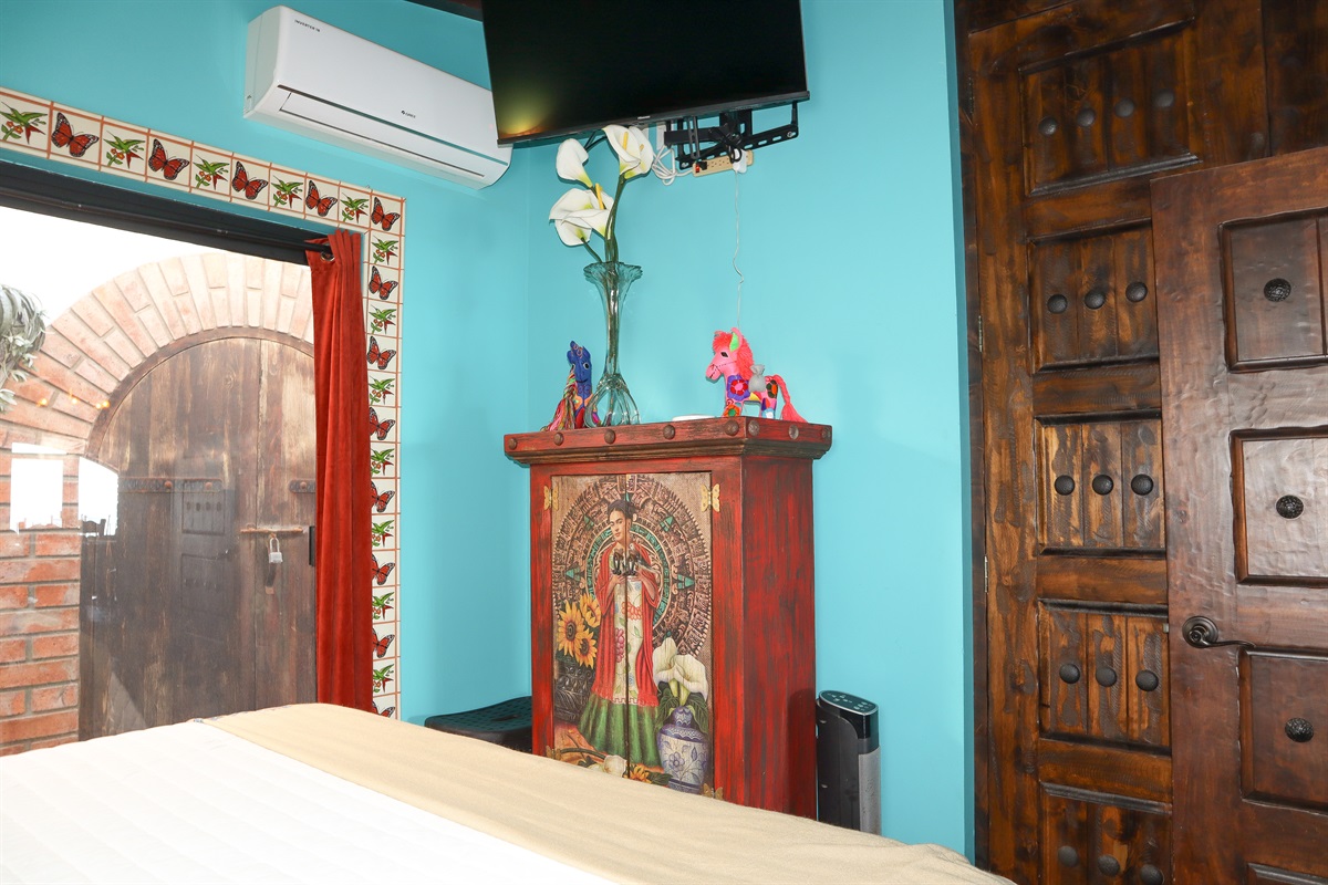 Upstairs Guest Bedroom with a full-size bed.